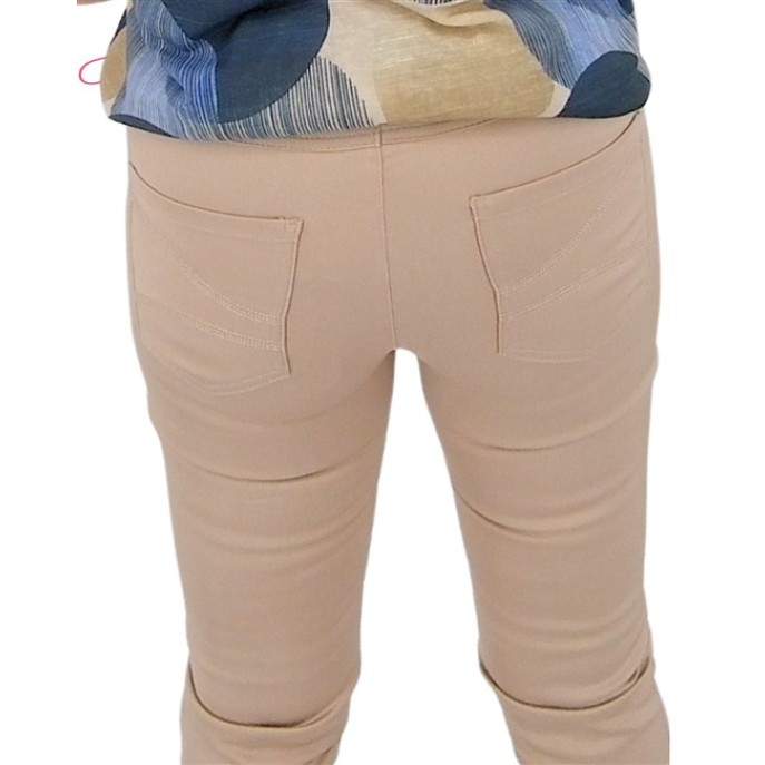 Leona Per Donna Broek Lucia 3/4 lengte 261.16.02 Zand